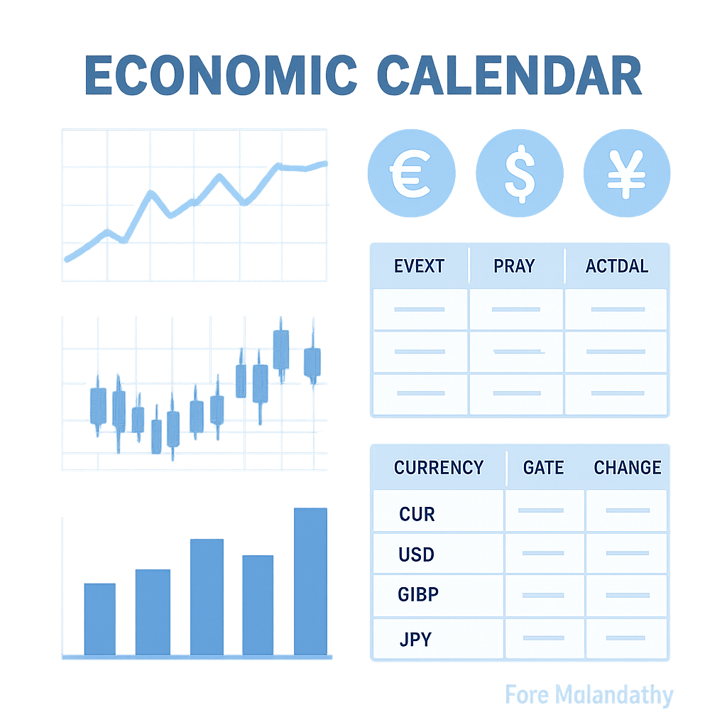 Forex ekonomski kalendar prikazuje važne financijske događaje i utjecaj na valutna tržišta